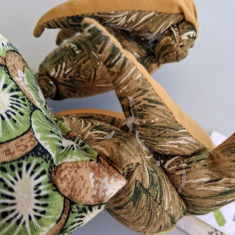 Vintage Fantail Crafts NZ Kiwi Bird Fabric Plush with Birth Certificate